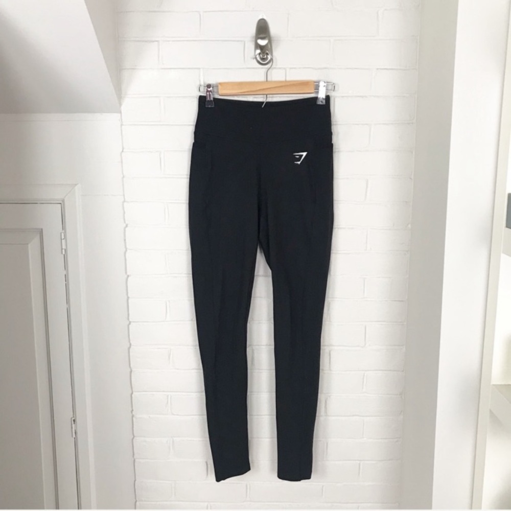 {Gymshark} Black High Waisted Athletic Leggings